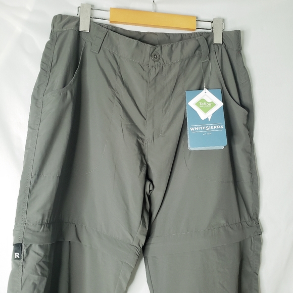 White Sierra Convertible Pants L NWT - Picture 4 of 12